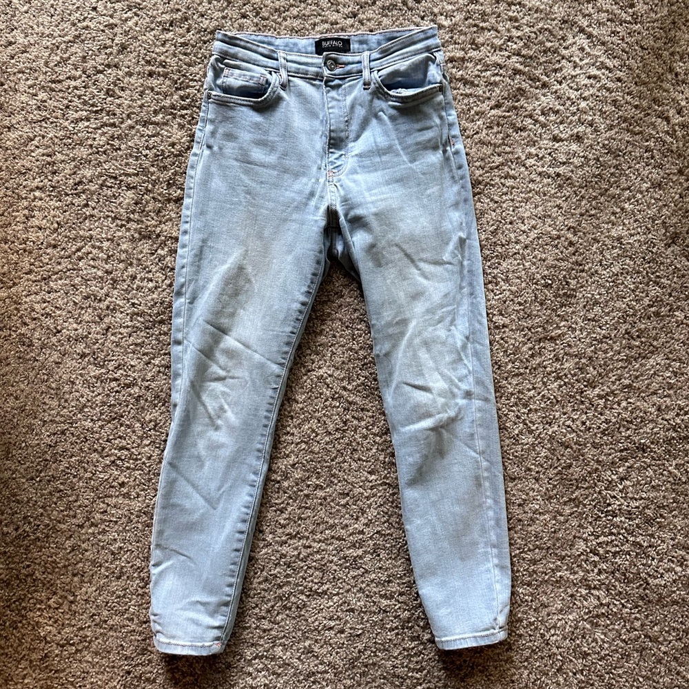 Buffalo light wash skinny jeans